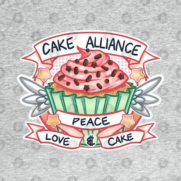 Cake Alliance Cupcake Edition by Vinniedraws